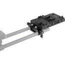 CAMVATE Quick Release V-Mount Battery Plate with Cheese Plate & 15mm Rod Clamp