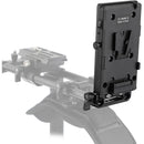 CAMVATE Quick Release V-Mount Battery Plate with Cheese Plate & 15mm Rod Clamp