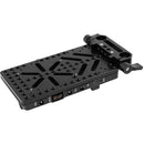 CAMVATE Quick Release V-Mount Battery Plate with Cheese Plate & 15mm Rod Clamp