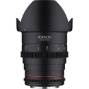 Rokinon 24, 35, 50 & 85mm T1.5 High-Speed Cine DSX Sony E Mount Lens Bundle