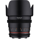 Rokinon 24, 35, 50 & 85mm T1.5 High-Speed Cine DSX Canon EF Mount Lens Bundle