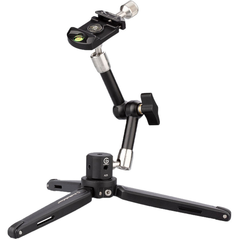ProMediaGear TR01 Mini Tripod with 7" Friction Arm and Arca-Type QR Clamp