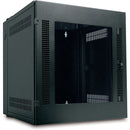 APC NetShelter WX 13U with Threaded Hole Vertical Mounting Rail and Vented Front Door (Black)