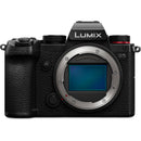Panasonic Lumix S5 Mirrorless Camera with 24-105mm f/4 Lens and Essentials+ Kit (Black)