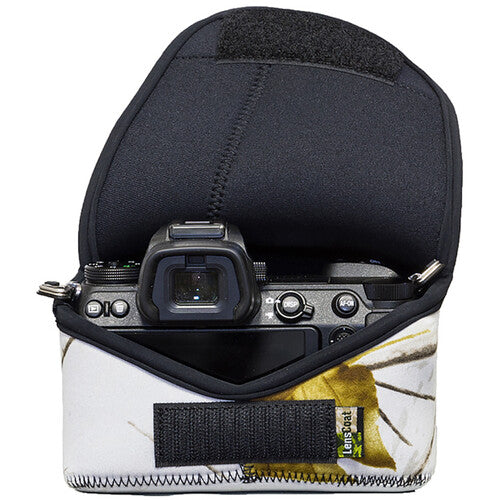 LensCoat BodyBag Z for Nikon Z5, Z6, Z6II, Z7, Z7II Mirrorless Cameras (RealTree AP Snow Camo)