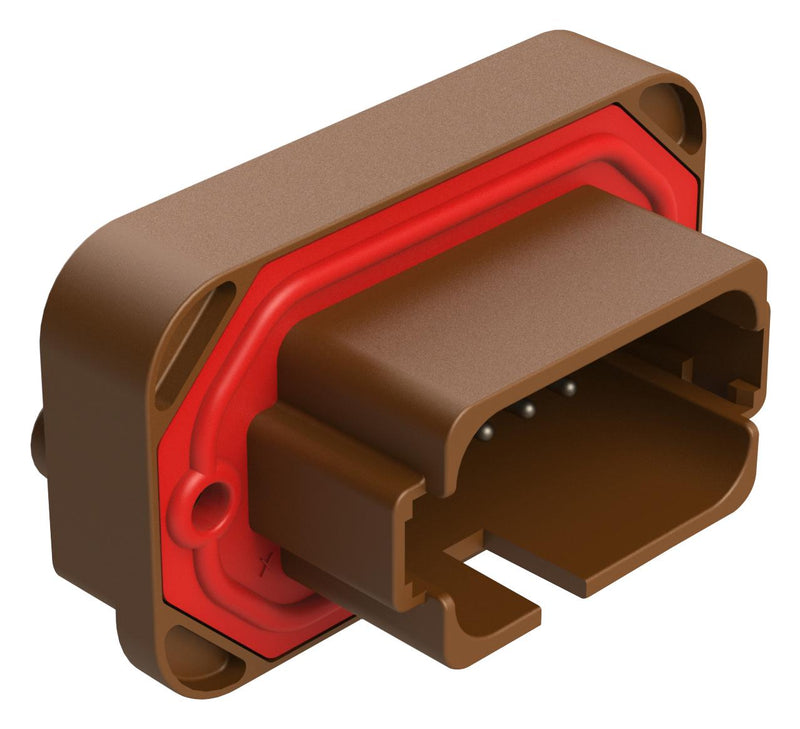 AMPHENOL SINE/TUCHEL AT15-18PD-BM03BN Automotive Connector, Boardlock AT Series, Panel Mount Receptacle, 18 Contacts, PCB Pin