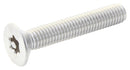 TR FASTENINGS M5 12 M4A2MC S50 CSK T25 Security Screw, Security, Tamperproof, Stainless Steel A2, Flat / Countersunk Hex Socket, 12 mm, M5