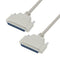 L-COM CSMN37MM-15 Computer Cable, D Subminiature Plug, 37 Way, D Subminiature Plug, 37 Way, 15 ft, 4.6 m