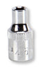 MULTICOMP PRO MP14-CRV045 Socket, Hex, 4.5mm, 1/4" Drive Size, Chrome Vanadium, DIN3120