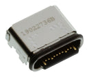 AMPHENOL COMMUNICATIONS SOLUTIONS 124018612112A USB Sealed Connector, USB Type C, USB 3.2, Receptacle, 24 Position, Surface Mount, IPX8