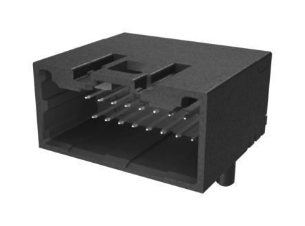 AMPHENOL COMMUNICATIONS SOLUTIONS 10168530-116KALF Pin Header, Wire-to-Board, 1.8 mm, 2 Rows, 16 Contacts, Through Hole Right Angle