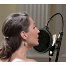 Pyle Pro Floor-Standing Suspension Mic Boom Stand with Pop Filter and Shockmount
