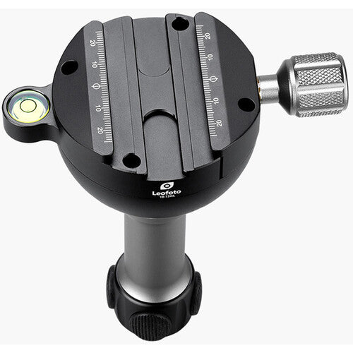 Leofoto YB-75MK Leveling Base with Standard Handle and Arca-Type QR Clamp