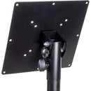 Auray Height-Adjustable Steel Speaker Stand Kit with Mounting Plate