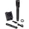 Nightstick Metal Dual-Light Rechargeable Flashlight with AC/DC Adapters and Charging Dock (Black)