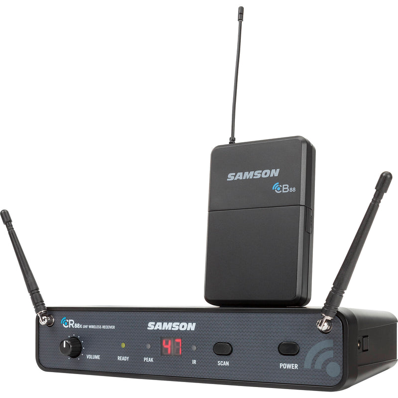 Samson Concert 88x Wireless Lavalier Microphone System with LM10 Miniature Lav (D: 542 to 566 MHz)