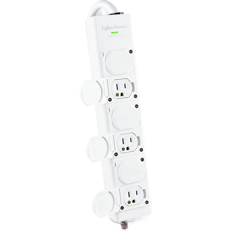 CyberPower 6-Outlet Medical-Grade Surge Protector (White)