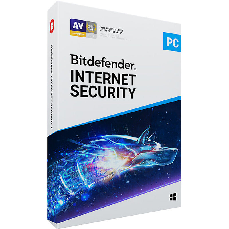 Bitdefender Internet Security for Windows (Download, 3 PCs, 1 Year)
