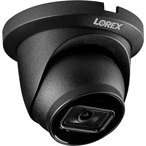 Lorex Pro Series N884A64B 16-Channel 4K UHD NVR with 4TB HDD with Eight LNE9242B Dome Cameras (Black)