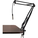 Polsen 2-Person MC-POD Podcasting Kit with Mics, Broadcast Arms & Headphones