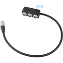 CAMVATE 1-to-3 Power Splitter Cable (4-Pin Hirose to 2-Pin LEMO-Type)