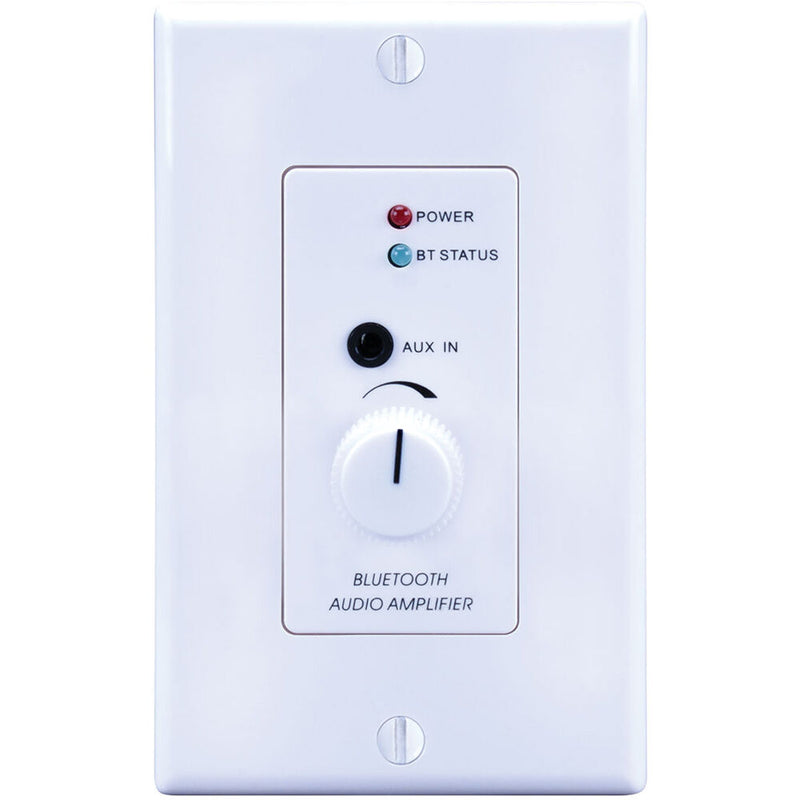Vanco PulseAudio PA230WP Stereo 60W Wall Plate Amplifier (White)