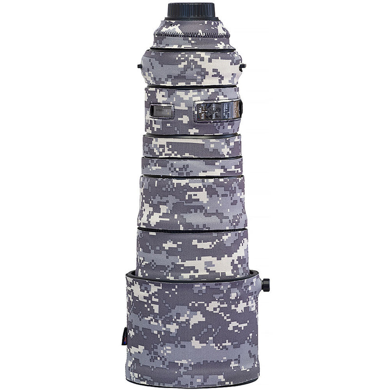 LensCoat Lens Cover for Nikon 120-300mm f/2.8E FL ED SR VR Lens (Gray Digital Camo)