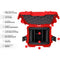 Nanuk 905 Hard Utility Case with Padded Divider Insert (Red)