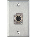 My Custom Shop 5-Pin XLR DMX Wall Plate (Stainless Steel)