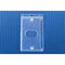 IDP Economy Crystal Clear Vertical Badge Holder, Side Loaded Card Dispenser (50-Pack)