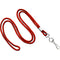 IDP 1/8" Round Braid Non-Breakaway Lanyard (Red) 100-Pack