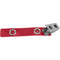 IDP Badge Reel Vinyl Strap with Nickel-Plated Steel 2-Hold Clip (Red, 100-Pack)