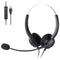 VDO360 VDOUHS Wired On-Ear Headset with Boom Microphone (USB & 3.5mm)
