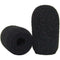WindTech 10380 Military High-Density Windscreen with 3/8" Inside Diameter for Lav/Headset Microphones (5-Pack, Black)