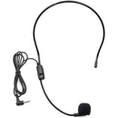 HamiltonBuhl PA-25HM Wired Headworn Microphone for Amp-Up PA-25, PA-25E & PA-25W PA Systems