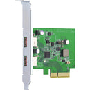 QNAP QXP-10G2U3A 2-Port USB 3.2 Gen 2 Type-A PCIe Card