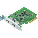 QNAP QXP-10G2U3A 2-Port USB 3.2 Gen 2 Type-A PCIe Card