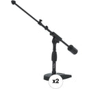 Gator Telescoping Boom Mic Stand for Podcasting Kit (Pair)