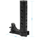 CAMVATE Cheese Handle Top Grip with 2.76" NATO Rail (Black)