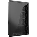 Chief In-Wall Storage Box with Flange, Cover & Lever Lock Plates (Extra-Large, Black)