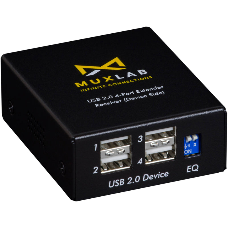 MuxLab 4-Port USB 2.0 Extender Kit (164')