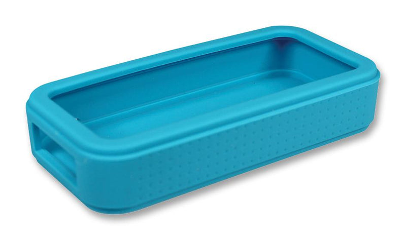 TAKACHI CSSC115-OP-C Protective Boot, Open End, Rubber, Blue, CS115 Series Portable Plastic Enclosures CHH80BFBL