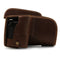 MegaGear Ever Ready Leather Camera Case for Nikon Coolpix P950 (Dark Brown)