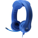 HamiltonBuhl Kids Flex-Phones USB Headset with Gooseneck Microphone (Blue)