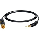 Laird Digital Cinema Belden 179DT DSLR 3.5mm Right/Angle TRS Male to RCA Male 75 Ohm Video Interface Cable (6')