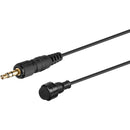 Saramonic DK5B Professional Water-Resistant Omnidirectional Lavalier Microphone for Sony UWP, UWP-D, and WRT Transmitters (Locking 3.5mm Connector)