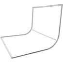 EASIFRAME Cyclorama Curved Fabric Frame and Skin Kit (White)