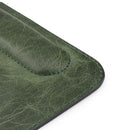 Londo Genuine Leather Mouse Pad with Wrist Rest (Green)