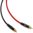 Sescom Male Audiophile Audio Cables 2 RCA Male to 2 RCA Male (30')