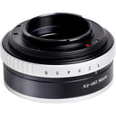 KIPON Lens Mount Adapter with Aperture Ring for Contax N Lens to FUJIFILM X-Mount Camera